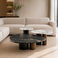 Varenelle Luxury Stone Natural Marble Jove Coffee Table