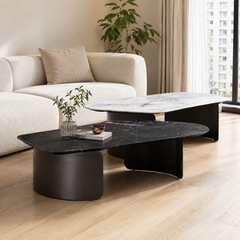 Lavenora Luxury Stone Keel Coffee Table