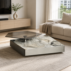 Alverose Luxury Stone Final Cut Coffee Table
