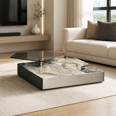 Alverose Luxury Stone Final Cut Coffee Table