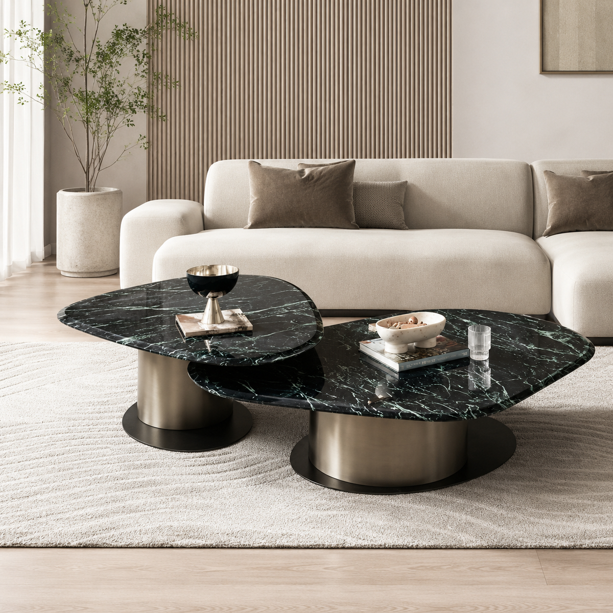 Eviora Luxury Stone Ritter Coffee Table