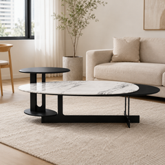 Navelisse Luxury Stone Minimalist Style Haumea Coffee Table