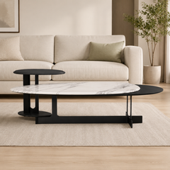 Navelisse Luxury Stone Minimalist Style Haumea Coffee Table