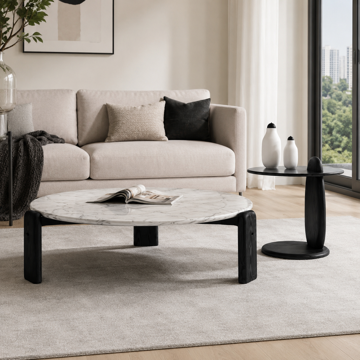 Gavrielle Luxury Stone Archibald Coffee Table