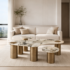 Kelvessa Luxury Stone Versace Coffee Table