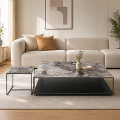 Mirevane Luxury Stone Soriana Coffee Table
