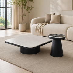 Trevielle Luxury Stone Camale Coffee Table
