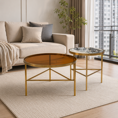 Zorevia Luxury Stone Spanish Coffee Table