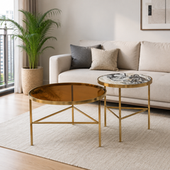 Zorevia Luxury Stone Spanish Coffee Table