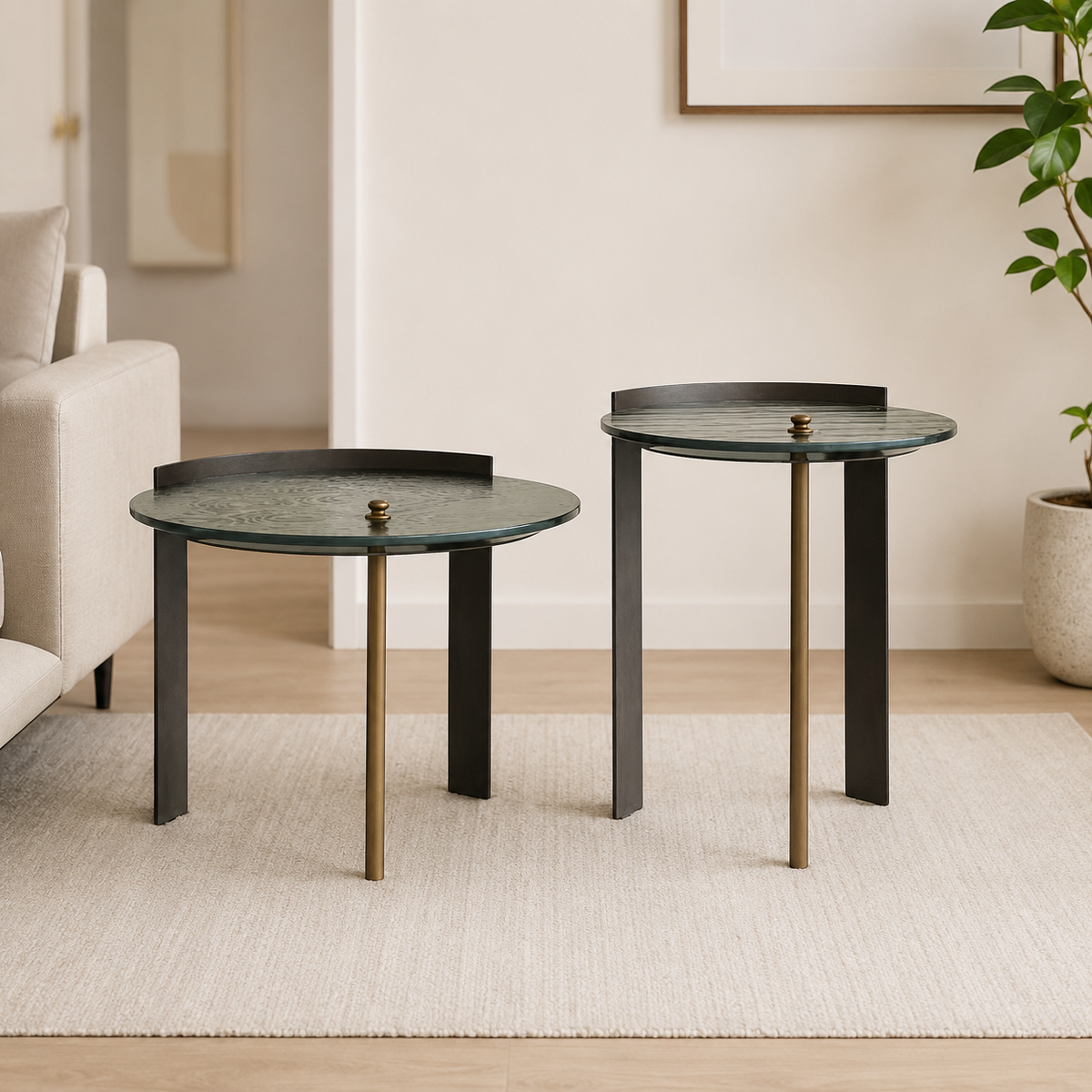 Bravienne Luxury Stone Terminal Coffee Table