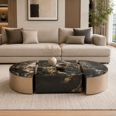 Ambriva Luxury Stone Bandle Coffee Table
