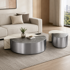 Arquesa Luxury Stone Brady Coffee Table