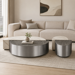 Arquesa Luxury Stone Brady Coffee Table