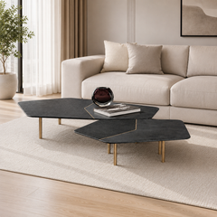 Jovarin Luxury Stone Bandle Coffee Table