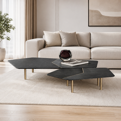 Jovarin Luxury Stone Bandle Coffee Table