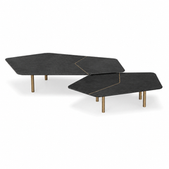 Jovarin Luxury Stone Bandle Coffee Table