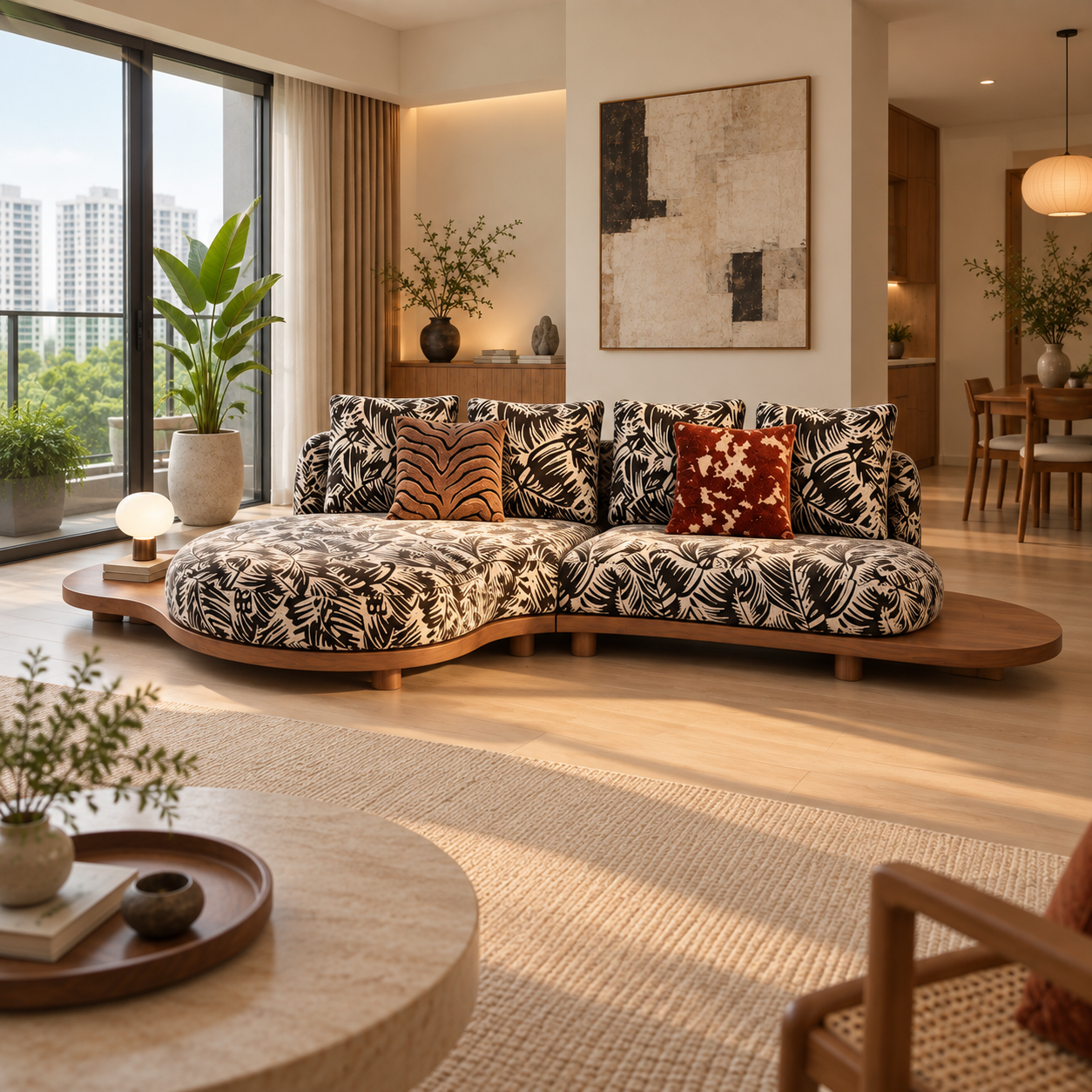 Gervan Fabric Sofa