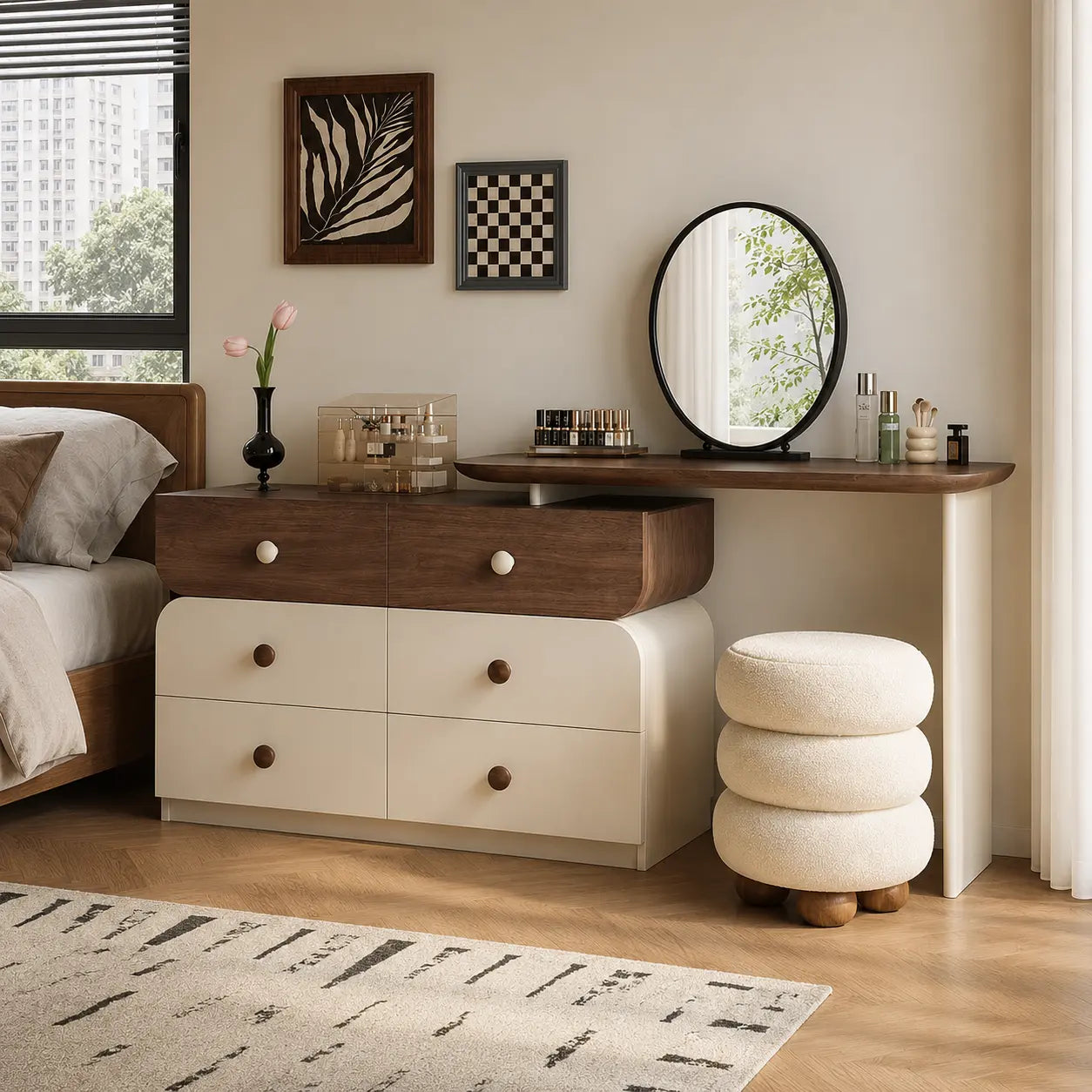Cedrin Wooden Dressing Table BKJ