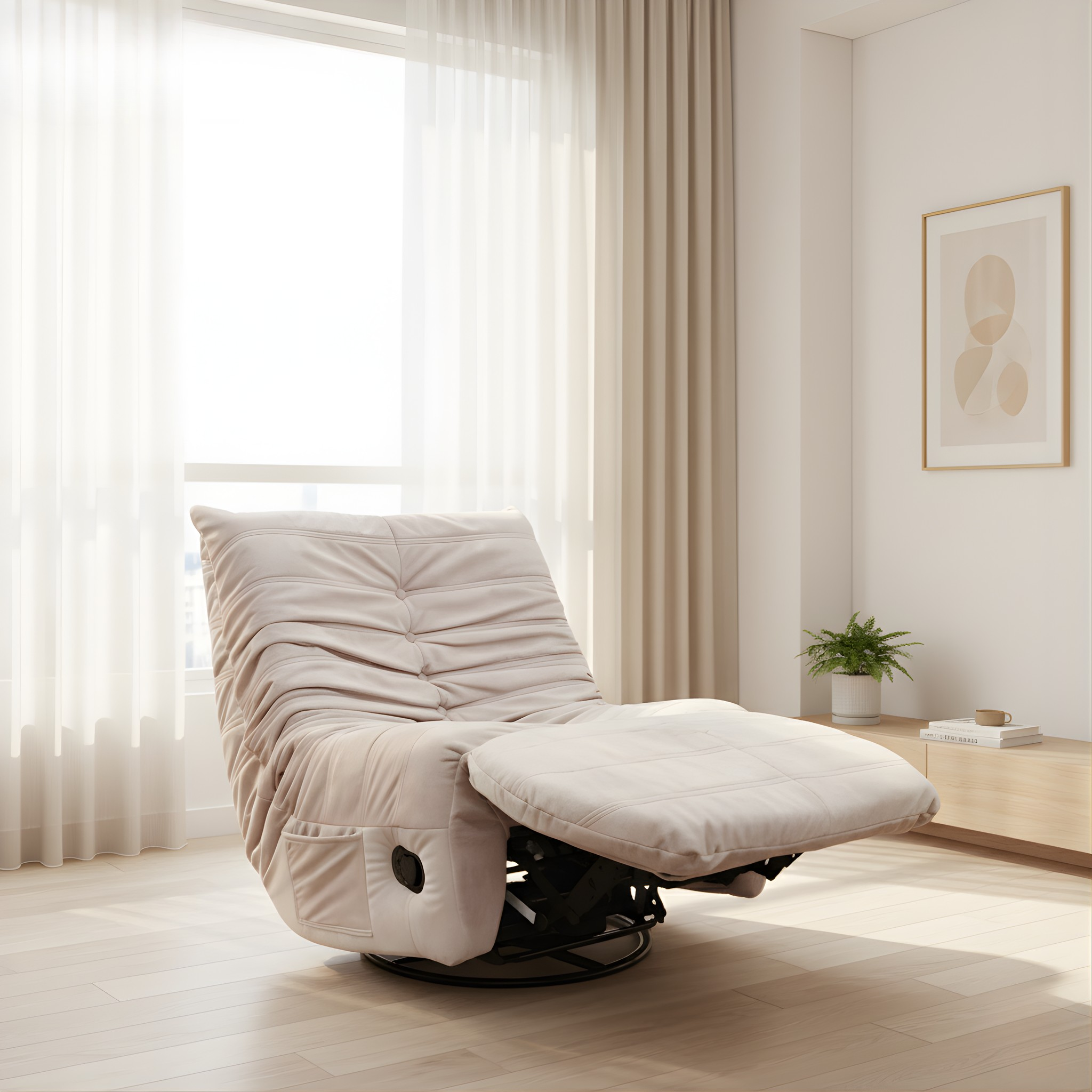 Cyral Fabric Recliner Sofa (Pet Friendly & Easy Clean)