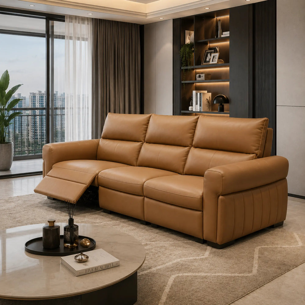 Merano Genuine Leather Recliner Sofa MB