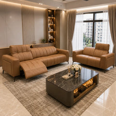 Bellano Genuine Leather Recliner Sofa MB