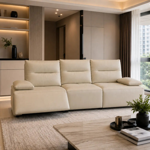 Corlina Genuine Leather Recliner Sofa MB