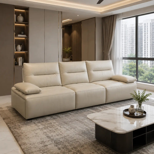 Corlina Genuine Leather Recliner Sofa MB