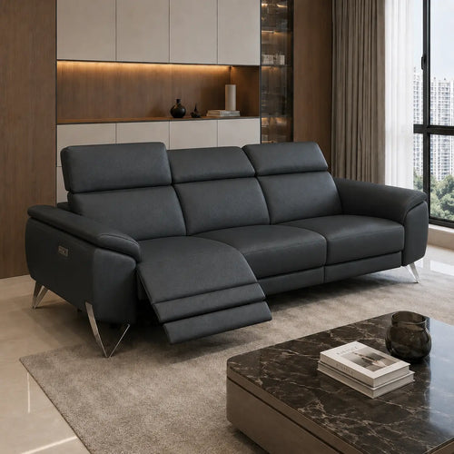 Asterelle Genuine Leather Recliner Sofa MB