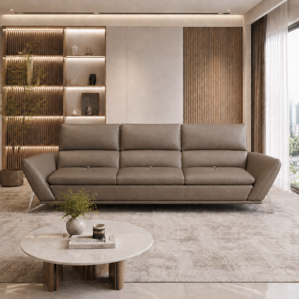 Solvani Genuine Leather Sofa MB