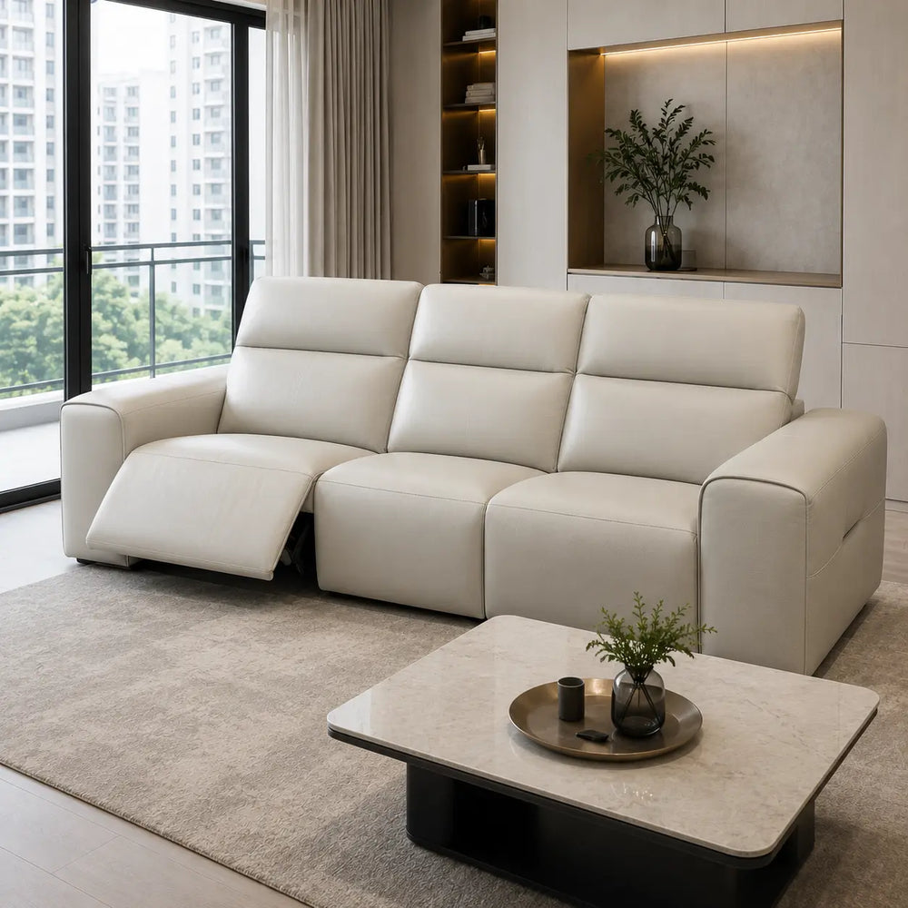 Vintelle Genuine Leather Recliner Sofa MB