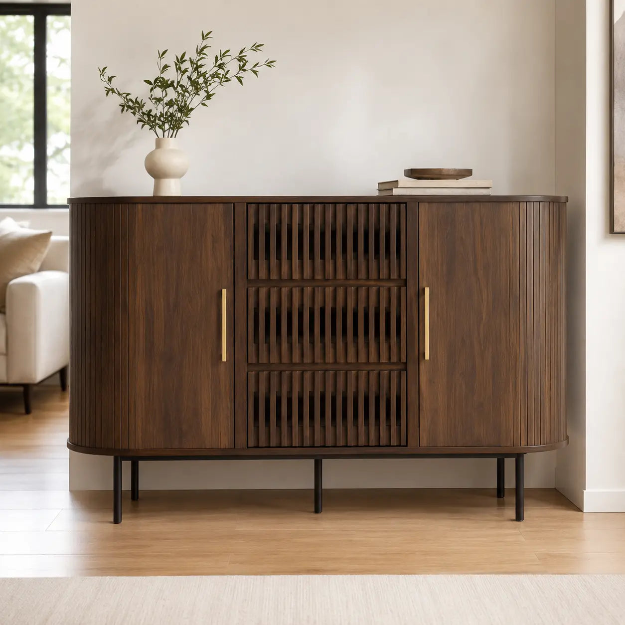 Lavora Wooden Buffet Hutch