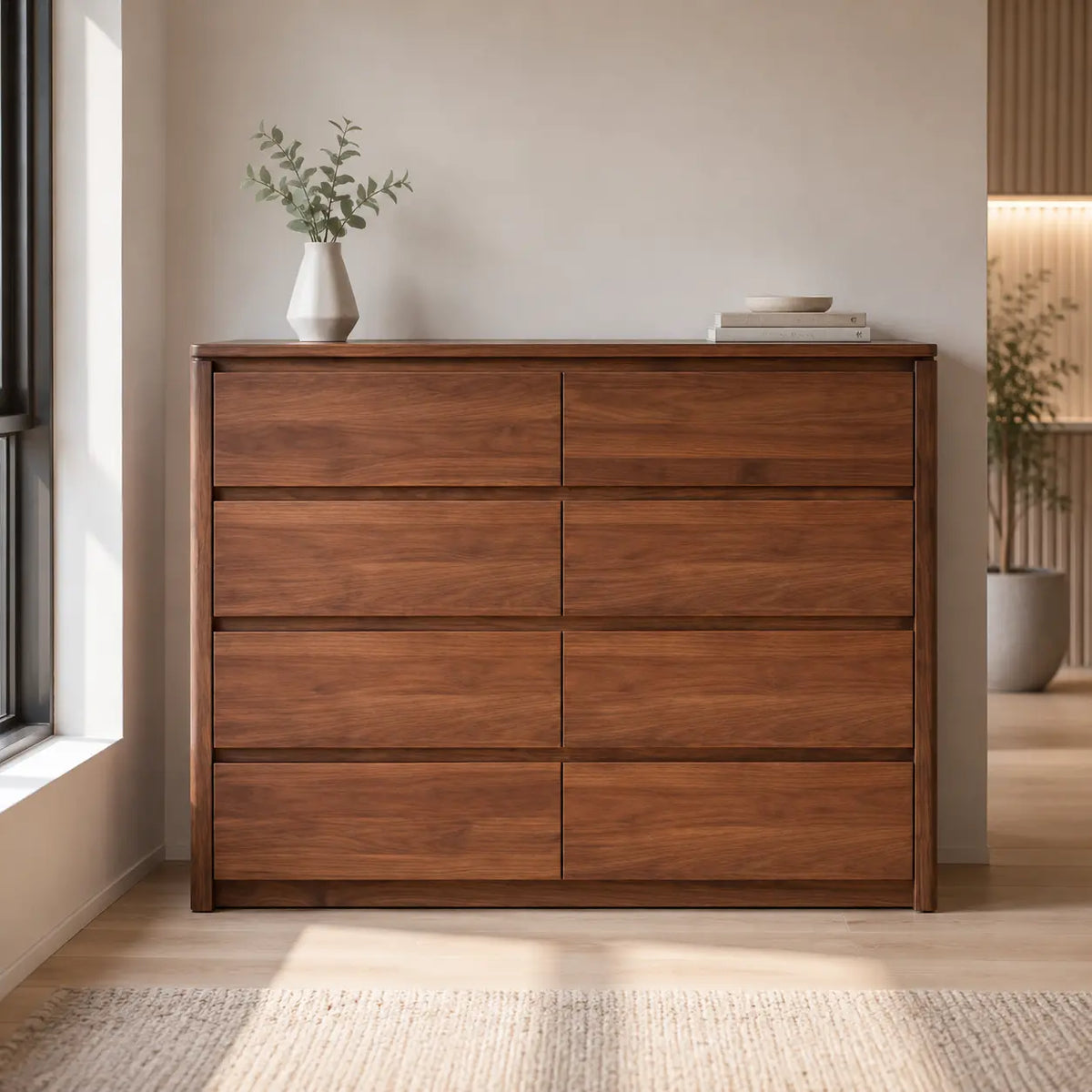 Querivo Wooden Chest of Drawer (8 Drawers)
