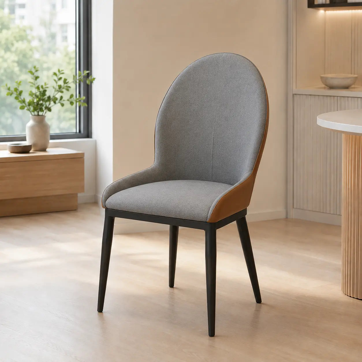 Rosvanto Leather Dining Chair