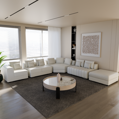 Orynel Fabric Corner Sofa (Sectional) (Pet Friendly & Easy Clean)