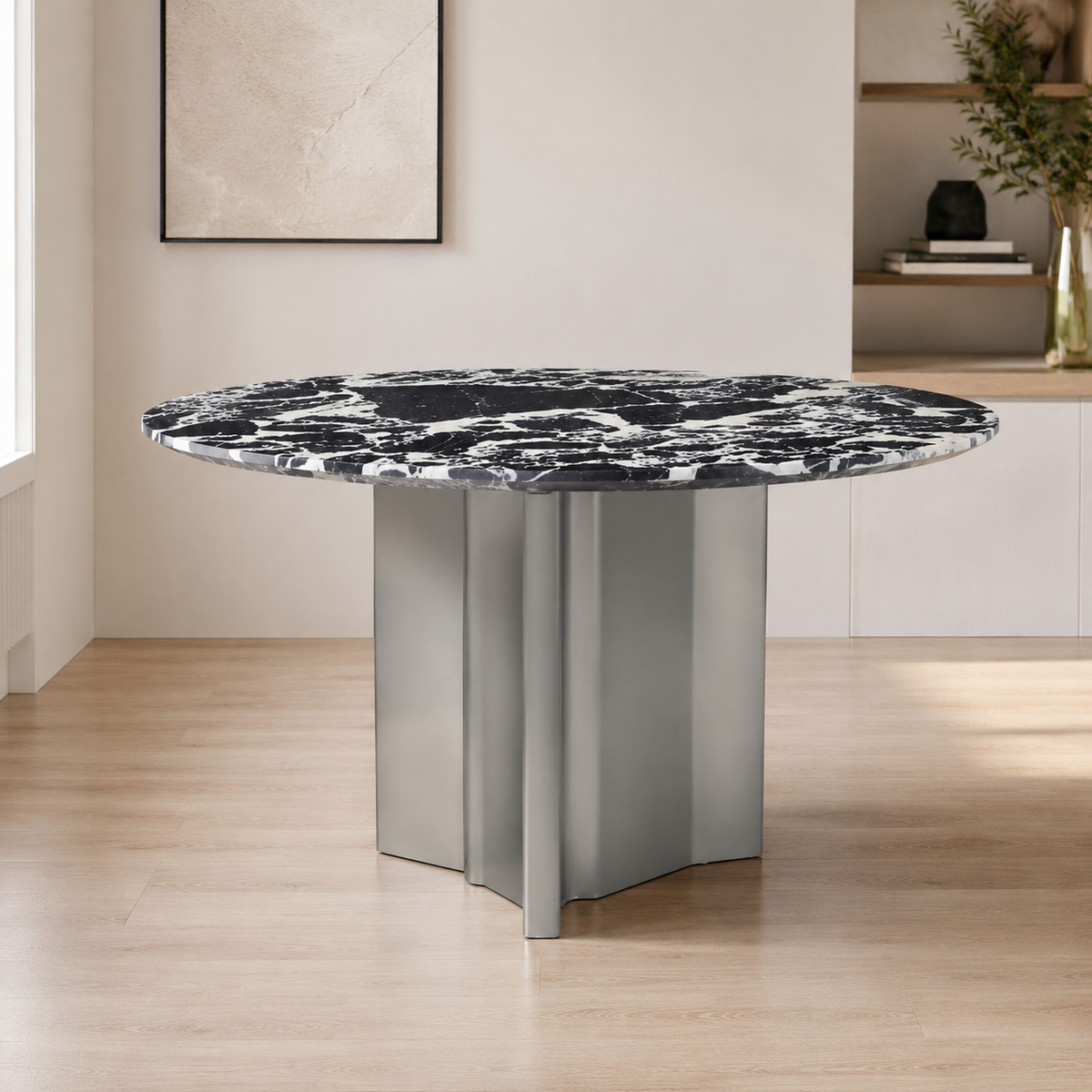 Megan Round Luxury Stone Dining Table
