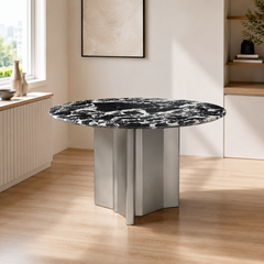 Megan Round Luxury Stone Dining Table