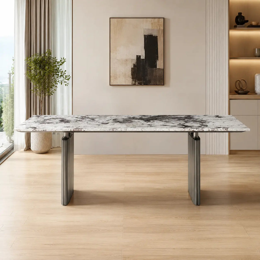 Arezzo Rectangular Luxury Stone Dining Table