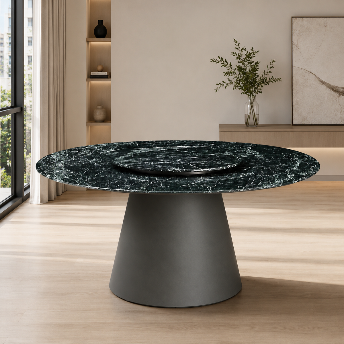Palermo Round Luxury Stone Dining Table