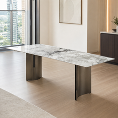 Mantova Rectangular Luxury Stone Dining Table