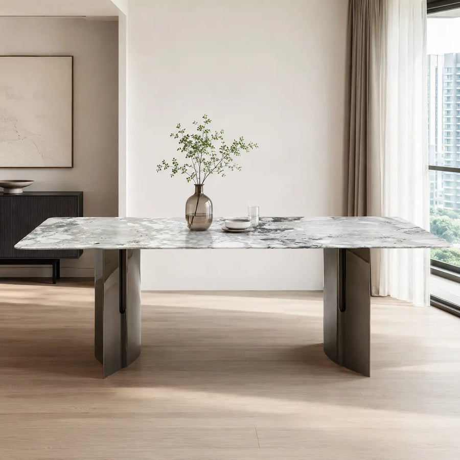Mantova Rectangular Luxury Stone Dining Table