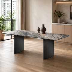 Infinito Rectangular Luxury Stone Dining Table