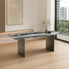 Cameron Rectangular Luxury Stone Dining Table
