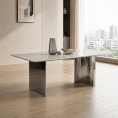 Vicenza Rectangular Luxury Stone Dining Table