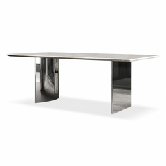 Vicenza Rectangular Luxury Stone Dining Table