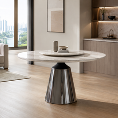Carmen Round Luxury Stone Dining Table