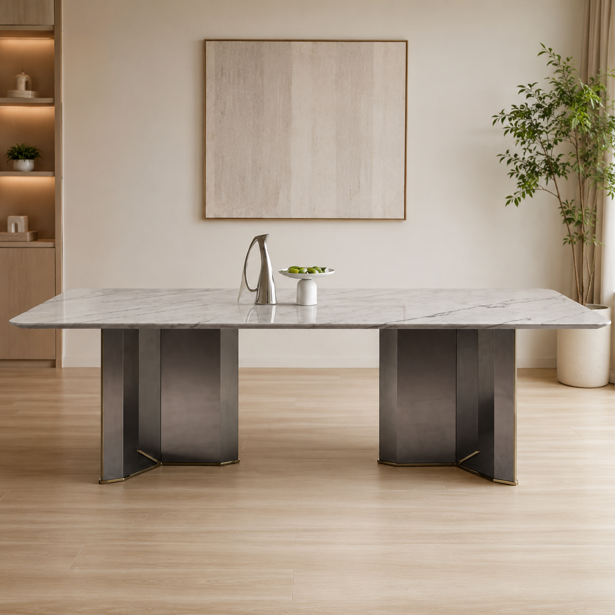 Salerno Luxury Stone Dining Table
