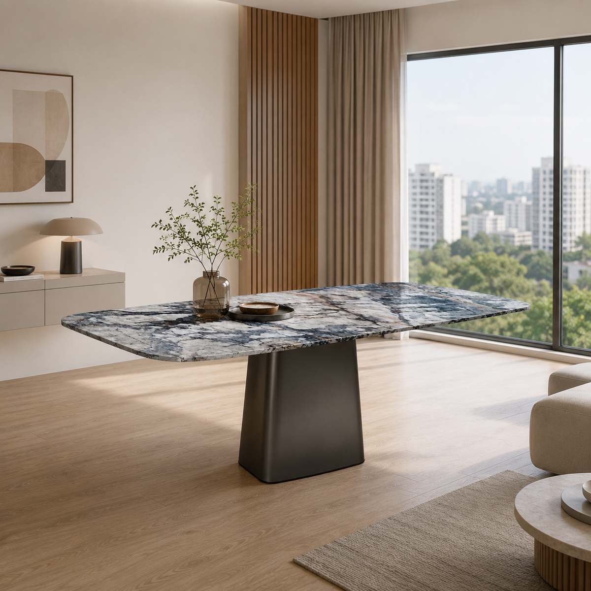 Novara Luxury Stone Dining Table