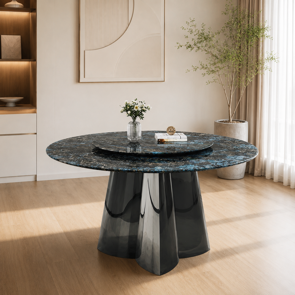 Romano Round Luxury Stone Dining Table