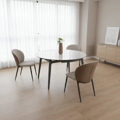 Minden Round Extendable Dining Table TS