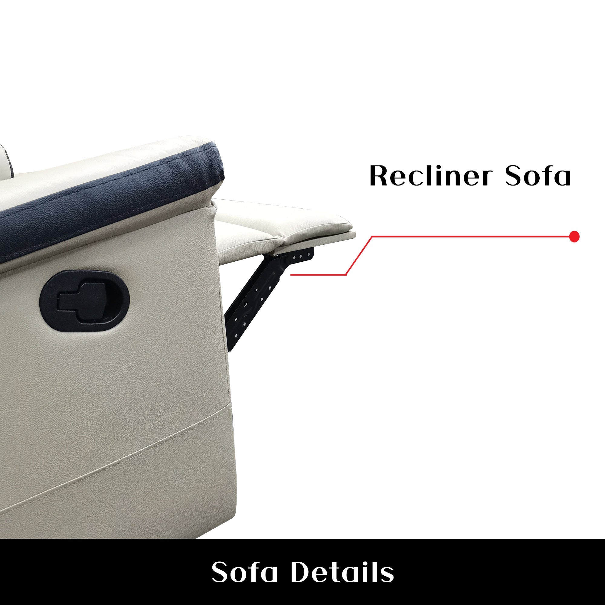 Cynric Fabric Recliner Sofa (Pet Friendly & Easy Clean)